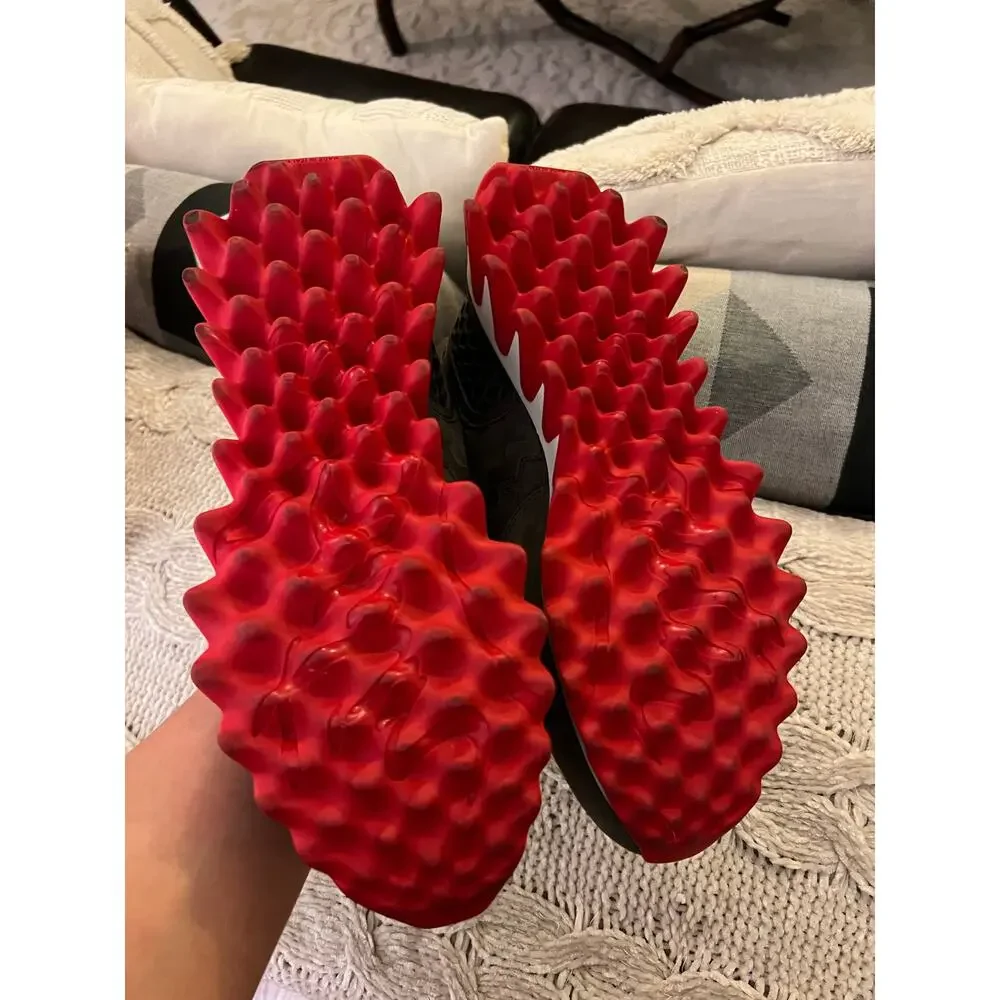 Christian Louboutin Loubishark Sneakers in Grey Suede Size EU 42.5/ US 9.5✨ - Picture 8 of 16